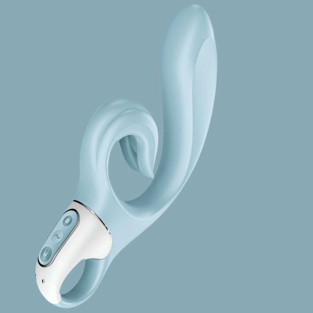 SATISFYER - LOVE ME RABBIT VIBRATION BLEU