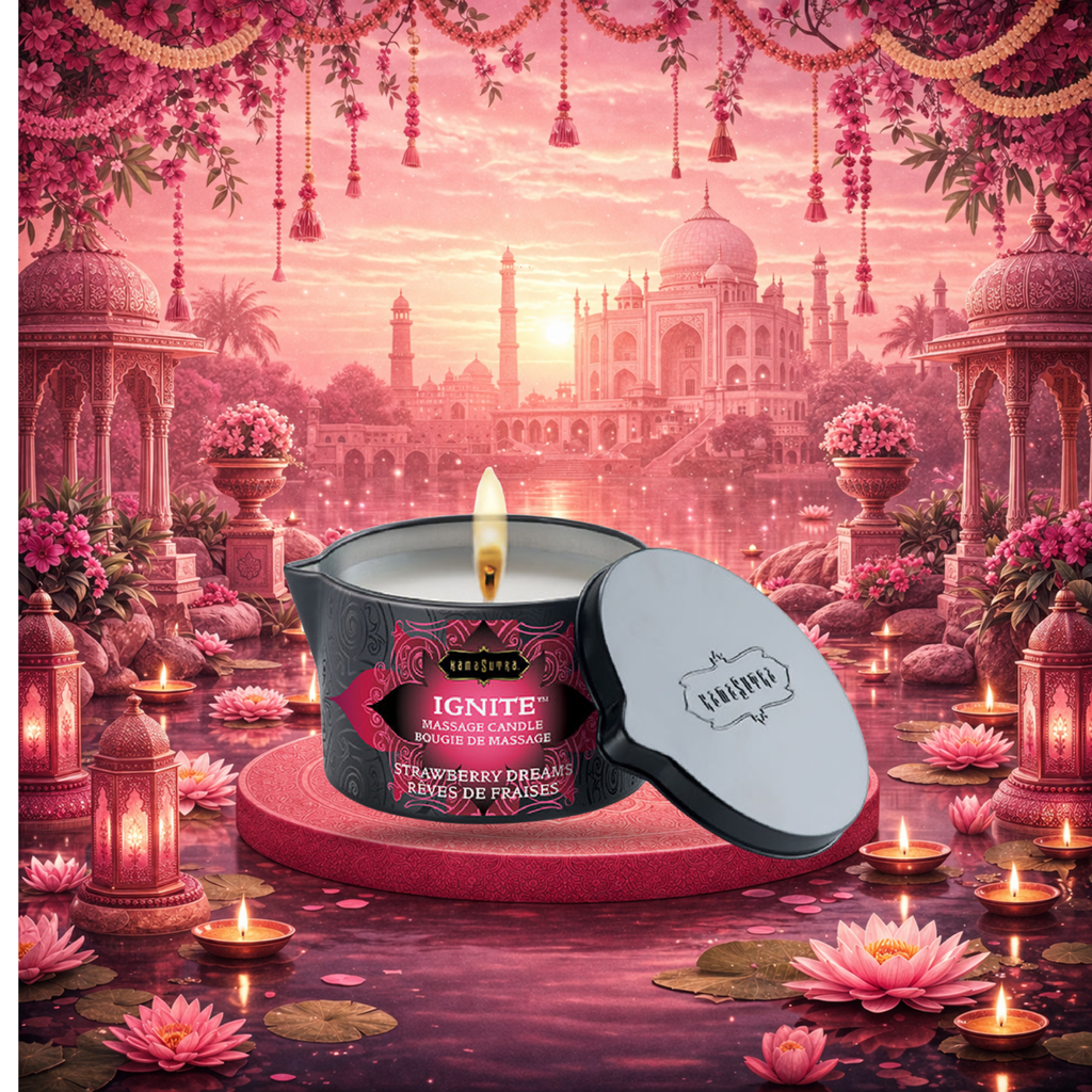 KAMASUTRA - BOUGIE DE MASSAGE FRAISE RÊVES 170 GR