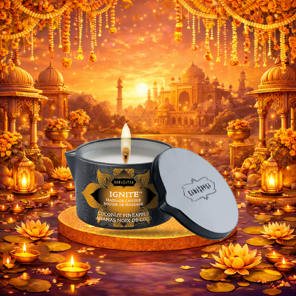 KAMASUTRA - BOUGIE DE MASSAGE COCO ET ANANAS 170GR