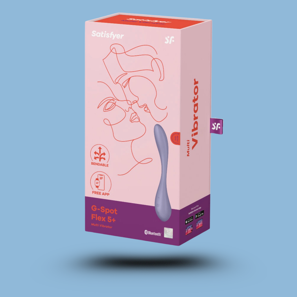 SATISFYER - VIBRATEUR MULTI G-SPOT FLEX 5 BLEU