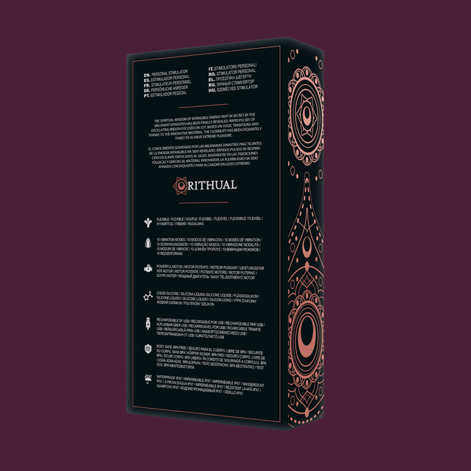 RITHUAL - STIMULATEUR KRIYA RECHARGEABLE ORCHIDÉE G-POINT
