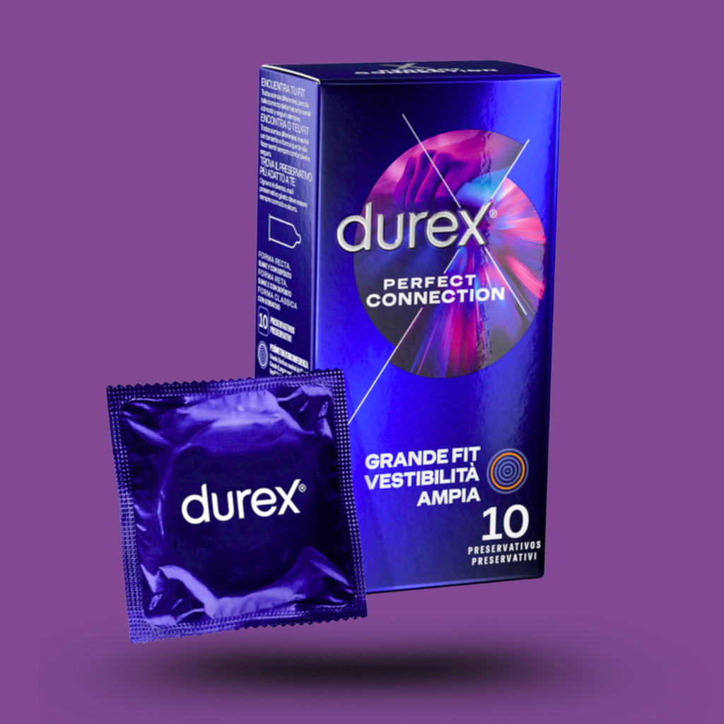 DUREX - CONNEXION PARFAITE SILICONE LUBRIFICATION EXTRA 10 UNITÉS