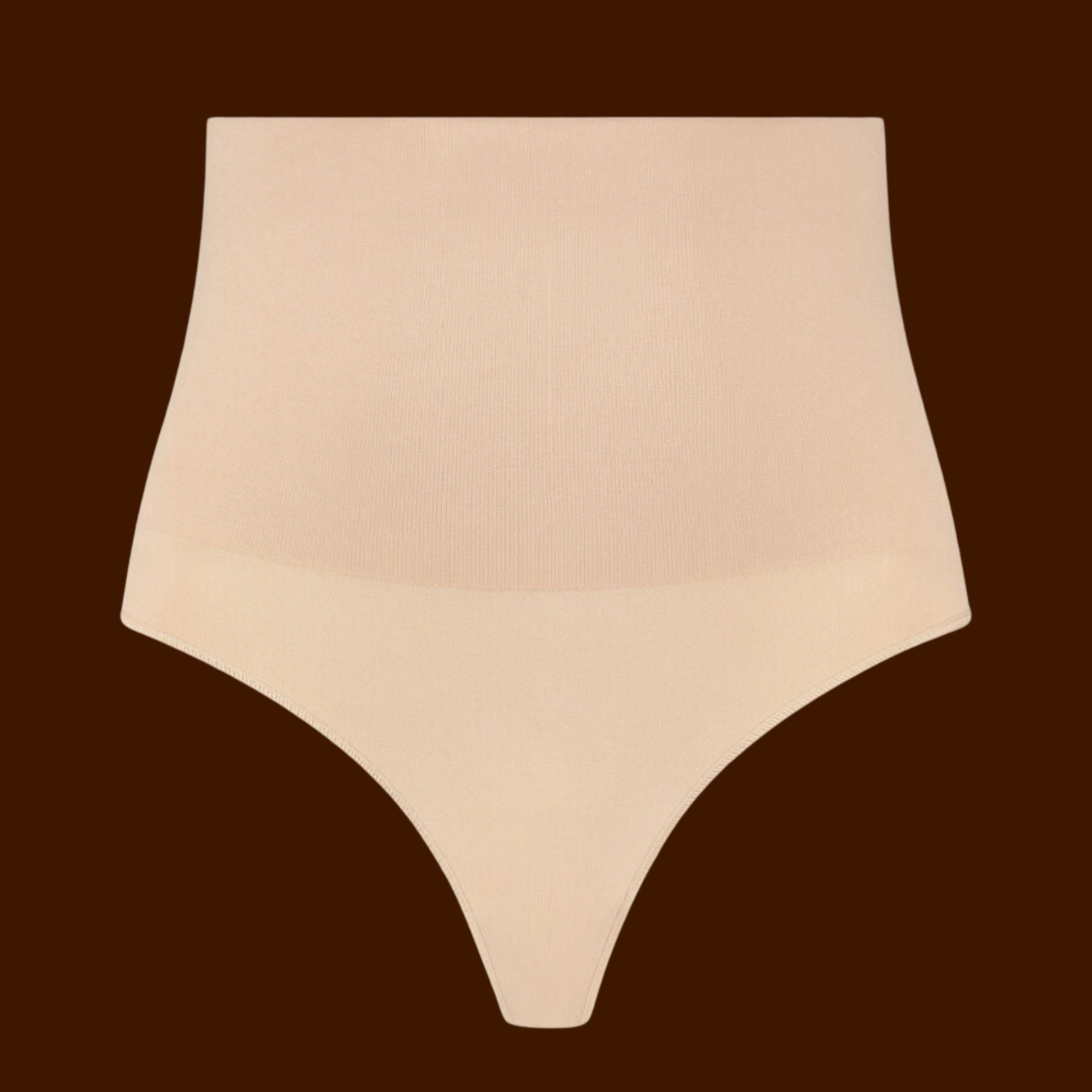 BYE-BRA - FAONNEUR SANS POINTS STYLE STRING BEIGE TAILLE S