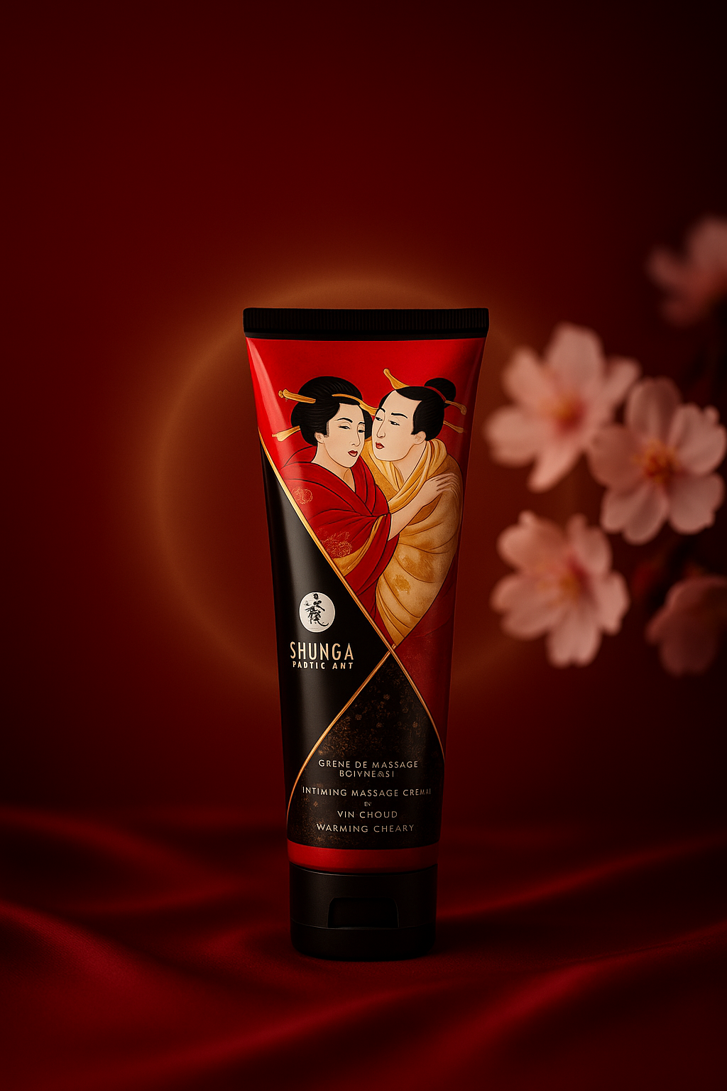 SHUNGA - CRÈME DE MASSAGE FRAISE ET CAVA 200 ML