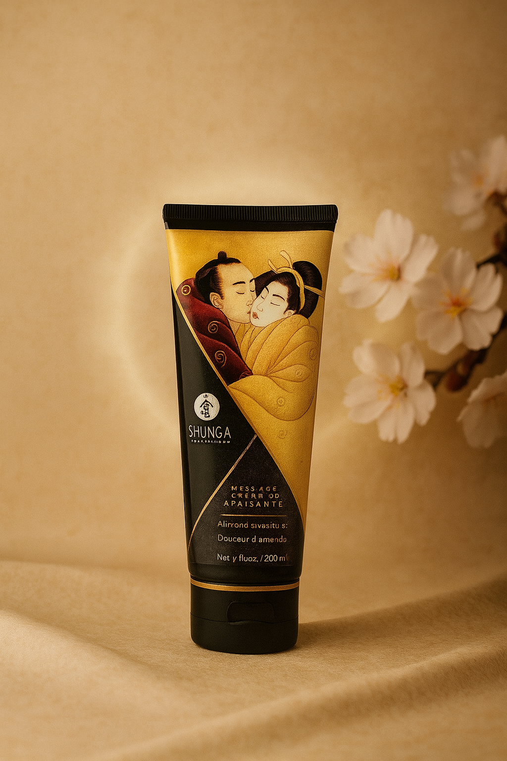 SHUNGA - CRÈME DE MASSAGE AUX AMANDES DOUCES 200 ML