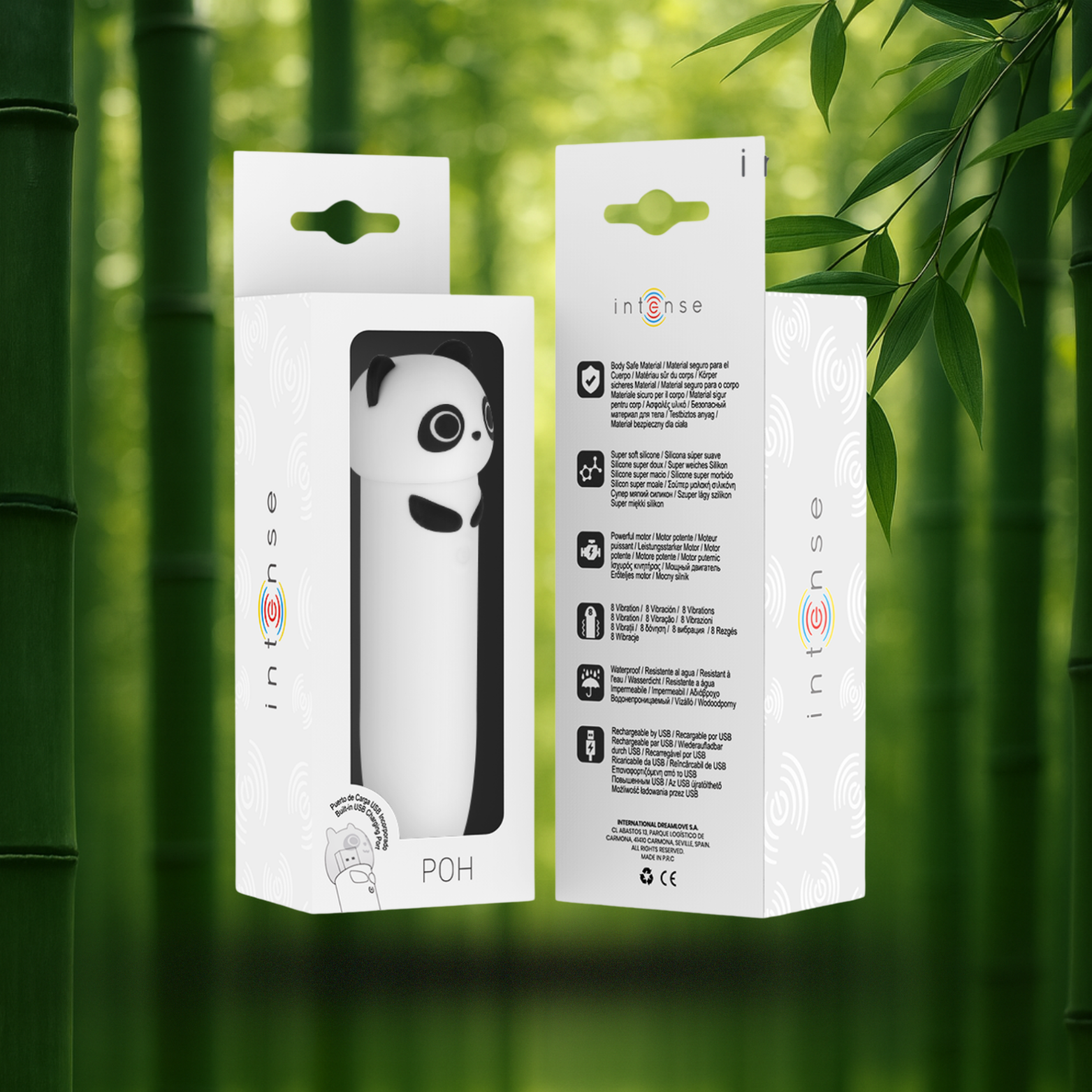 INTENSE - POH PANDA BULLET VIBRANT RECHARGEABLE USB 10 X 2,2 CM