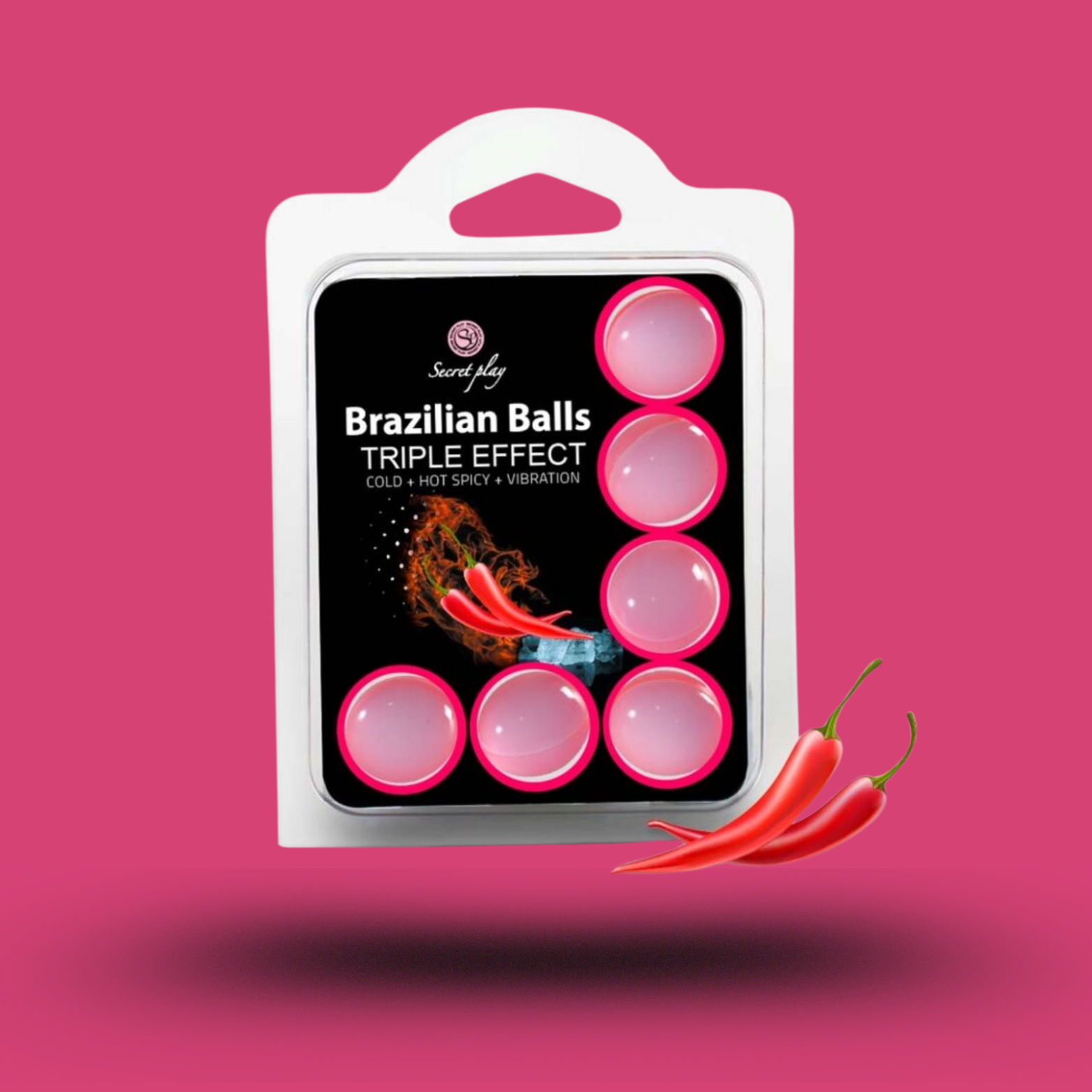 SECRETPLAY - SET 6 BALLES BRÉSILIENNES TRIPLE EFFET