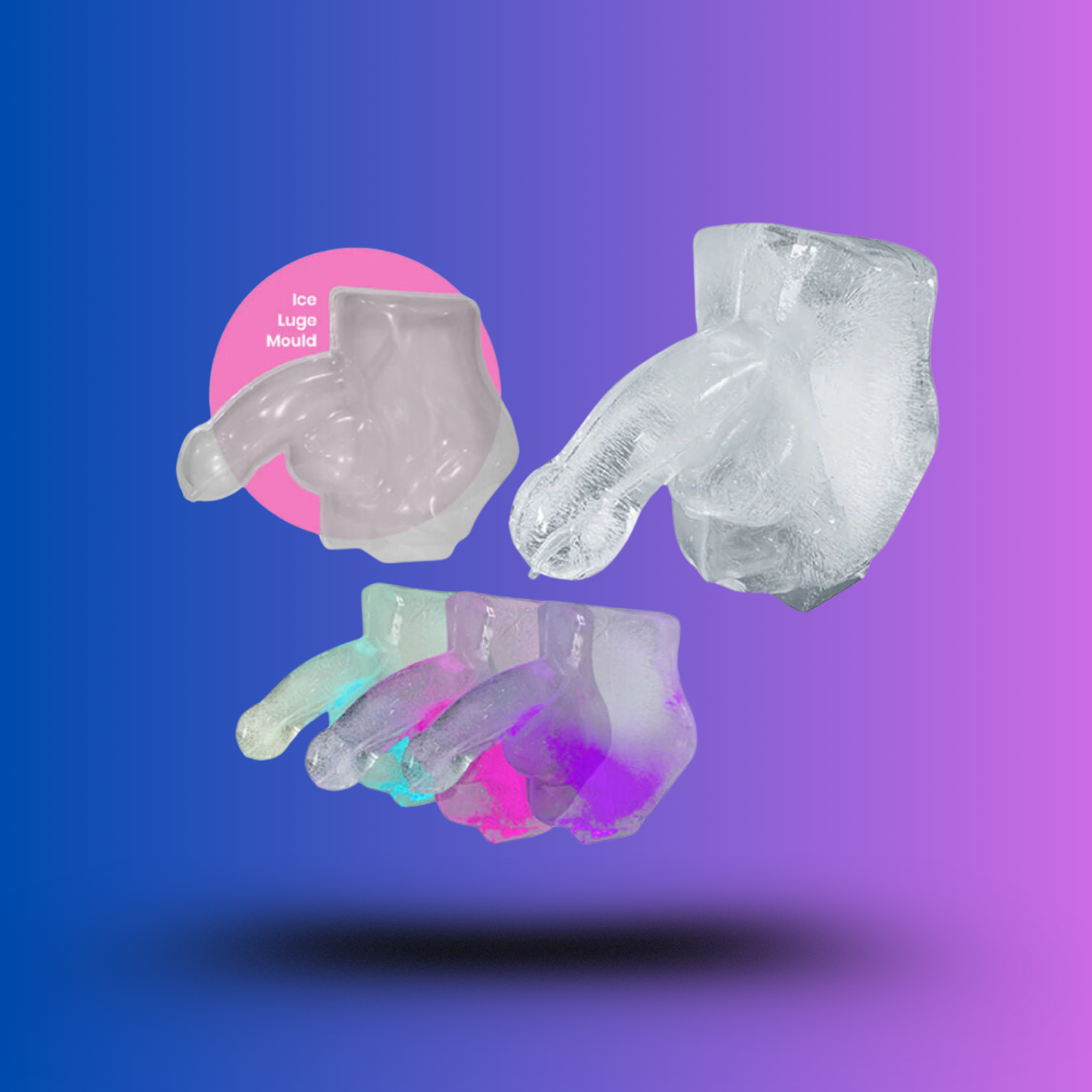 PLAY WIV ME - HUGE PENIS ICE LUGE MOULE
