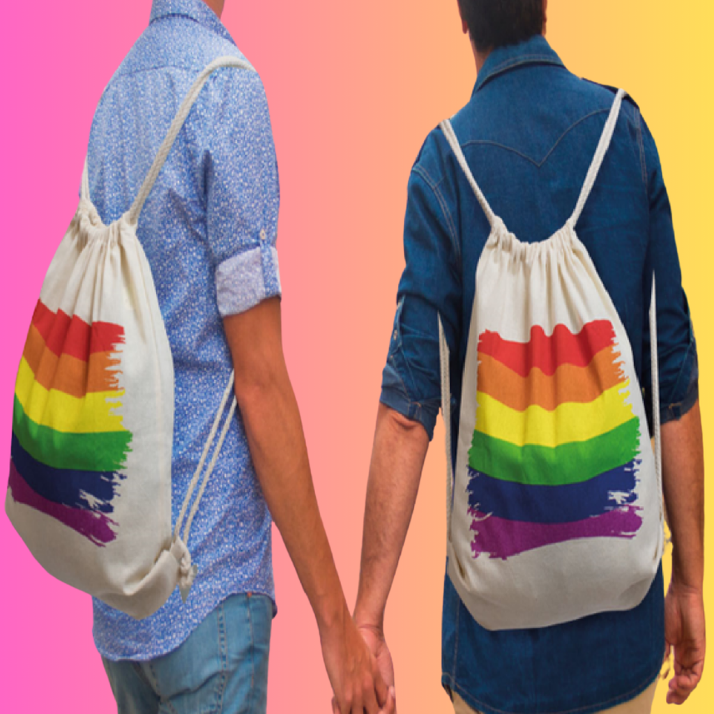 PRIDE - SAC  DOS DRAPEAU LGBT EN COTON