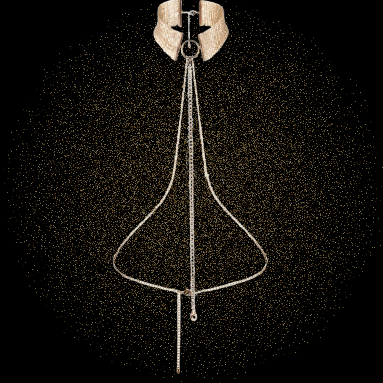 BIJOUX - DÉSIR MÉTALLIQUE COLLIER MÉTALLISÉ DORÉ