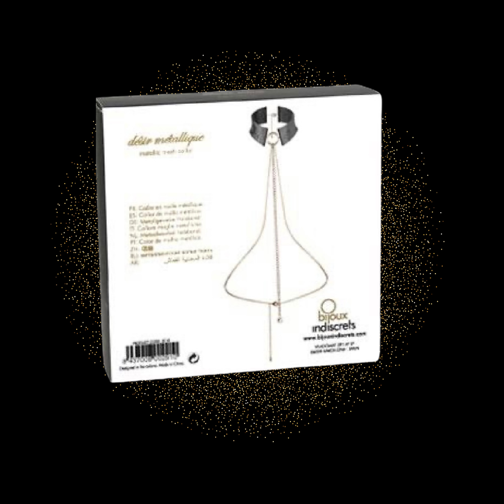 BIJOUX - DÉSIR MÉTALLIQUE COLLIER MÉTALLISÉ NOIR