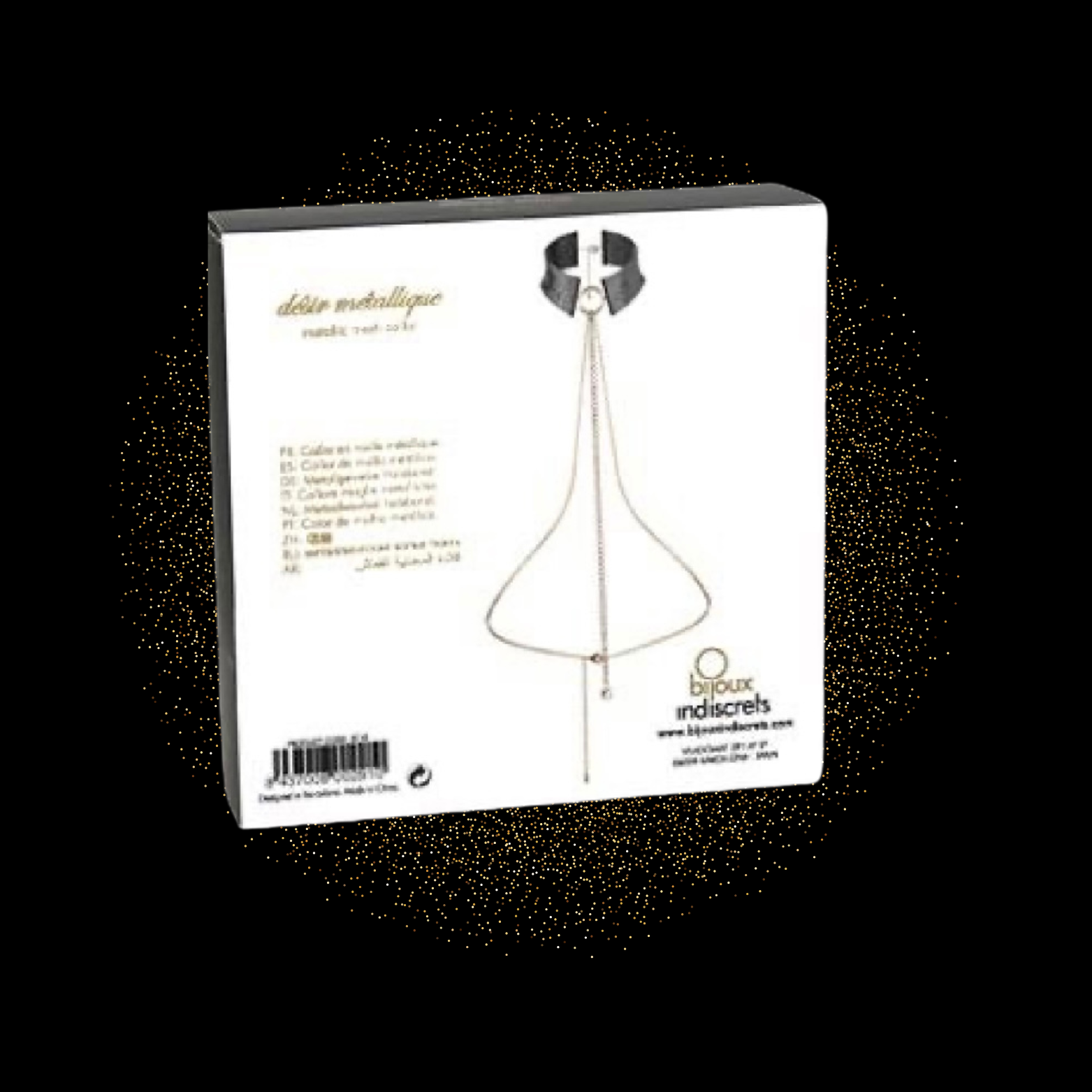 BIJOUX - DÉSIR MÉTALLIQUE COLLIER MÉTALLISÉ NOIR