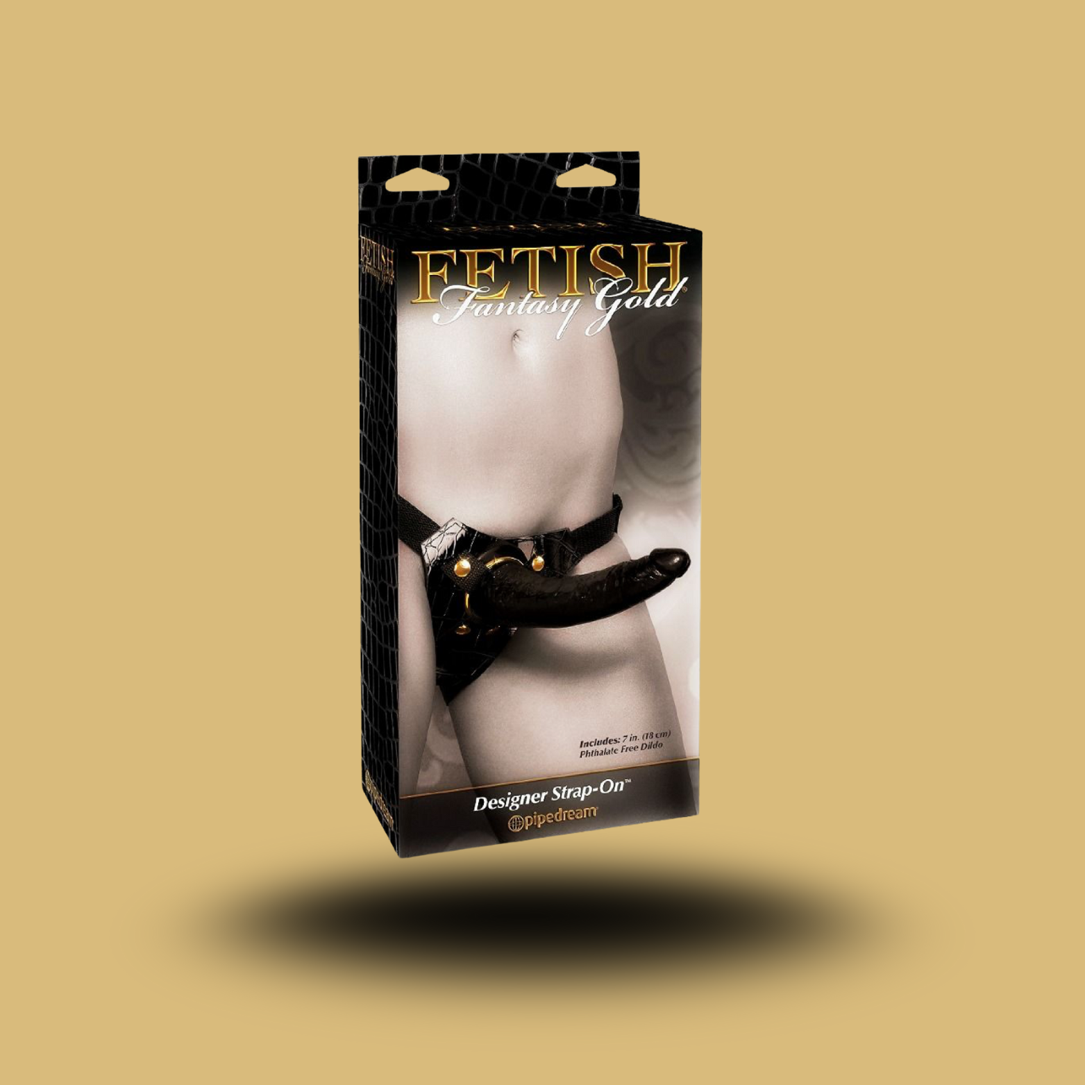 FETISH FANTASY GOLD - DESIGNER STRAP-ON