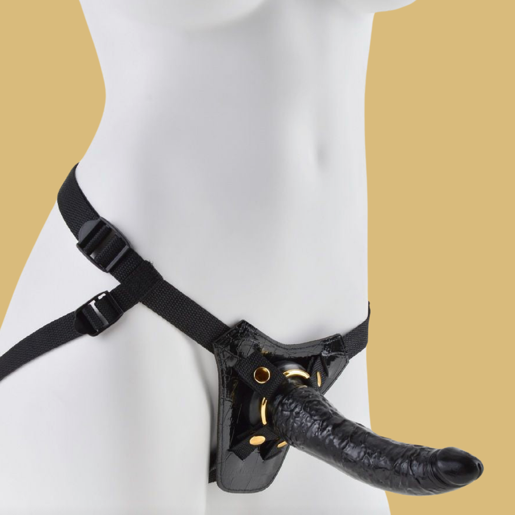 FETISH FANTASY GOLD - DESIGNER STRAP-ON