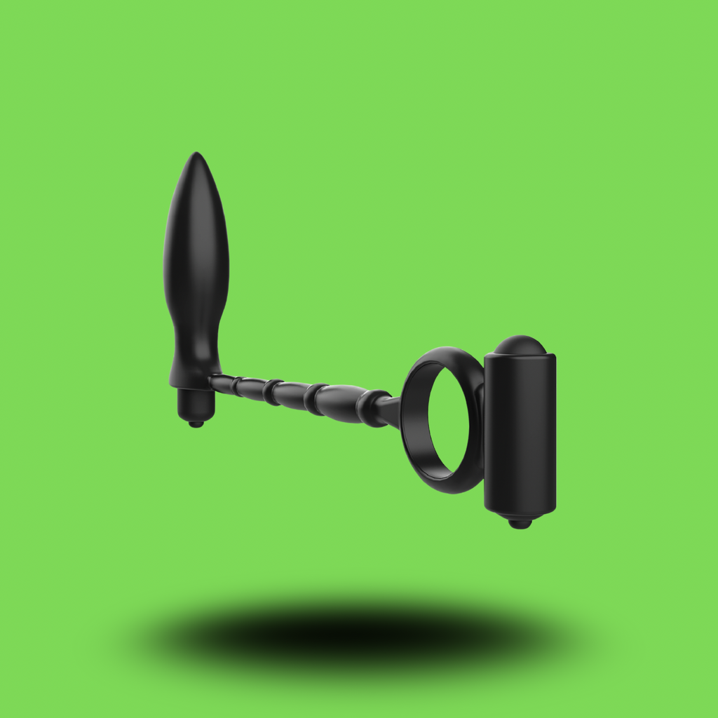 ADDICTED TOYS - PLUG ANAL AVEC ANNEAU VIBRANT