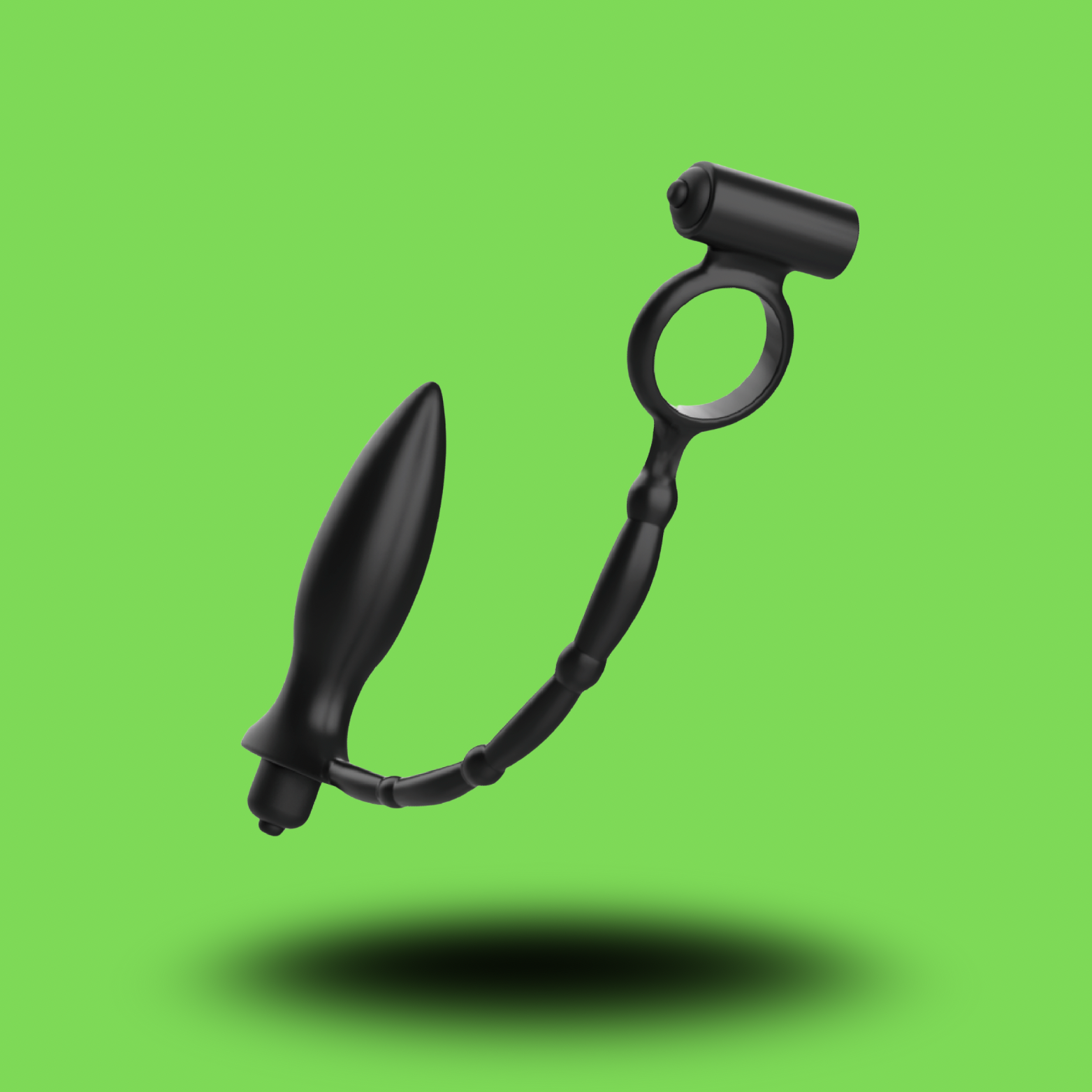 ADDICTED TOYS - PLUG ANAL AVEC ANNEAU VIBRANT
