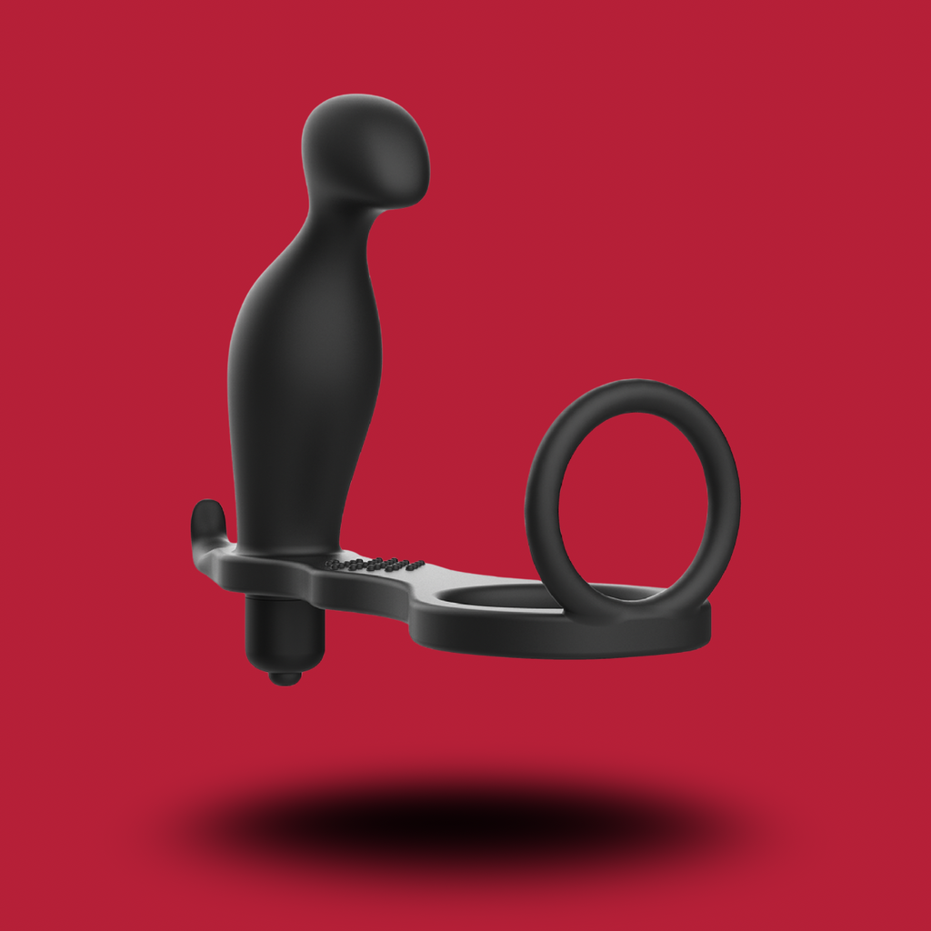ADDICTED TOYS - PLUG ANAL AVEC ANNEAU EN SILICONE NOIR 12 CM