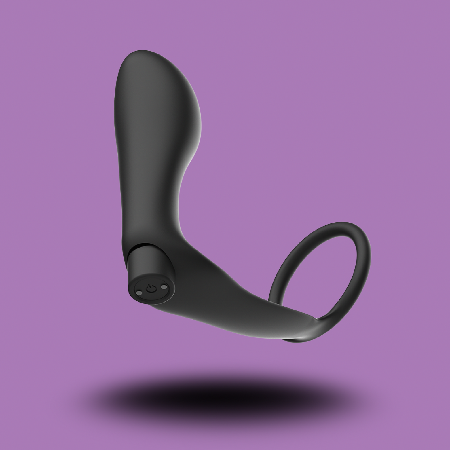ADDICTED TOYS - ANNEAU PÉNIS AVEC TÉLÉCOMMANDE PLUG ANAL NOIR RECHARGEABLE