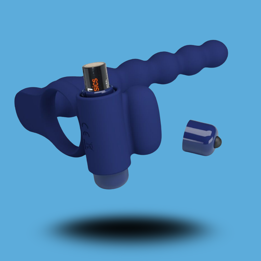 PRETTY LOVE - AJMAL ANNEAU VIBRANT AVEC PLUG BLEU