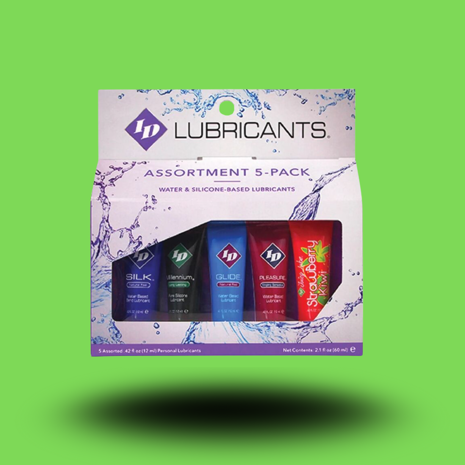 ID JUICY LUBE - ASSORTIMENT DE 5 TUBES DE LUBRIFIANT 12 ML