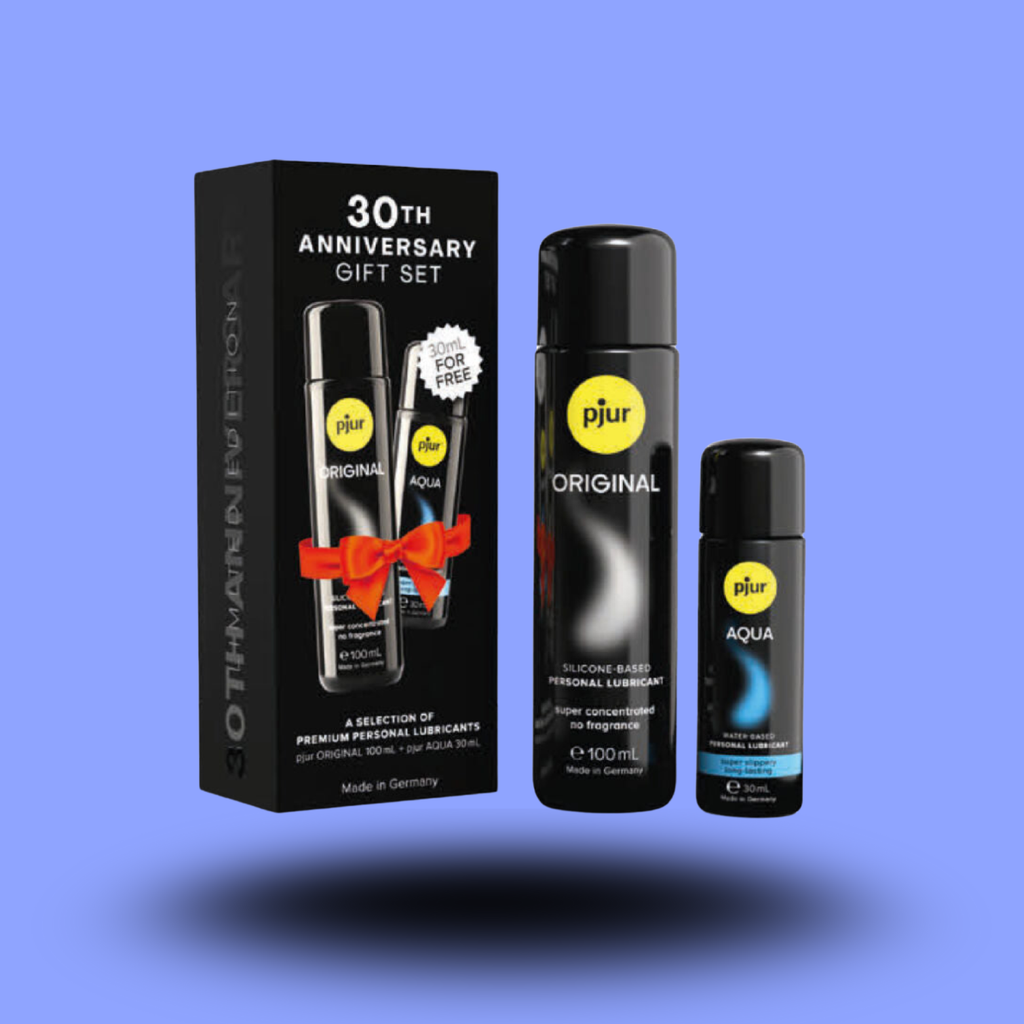PJUR - COFFRET 30E ANNIVERSAIRE PJUR ORIGINAL 100 ML + PJUR AQUA 30 ML EN CADEAU
