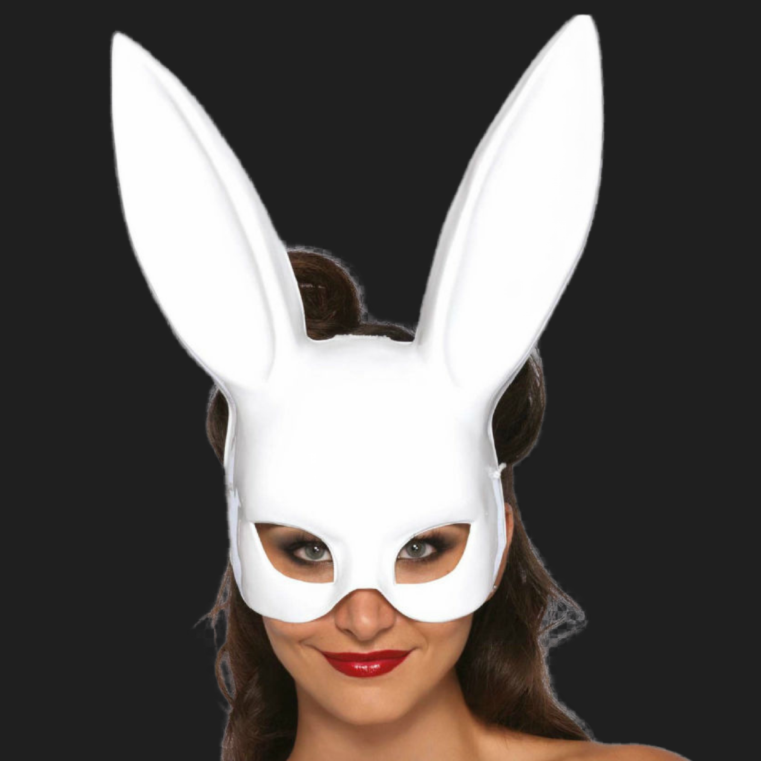 LEG AVENUE - MASQUERADE MASQUE DE LAPIN BLANC