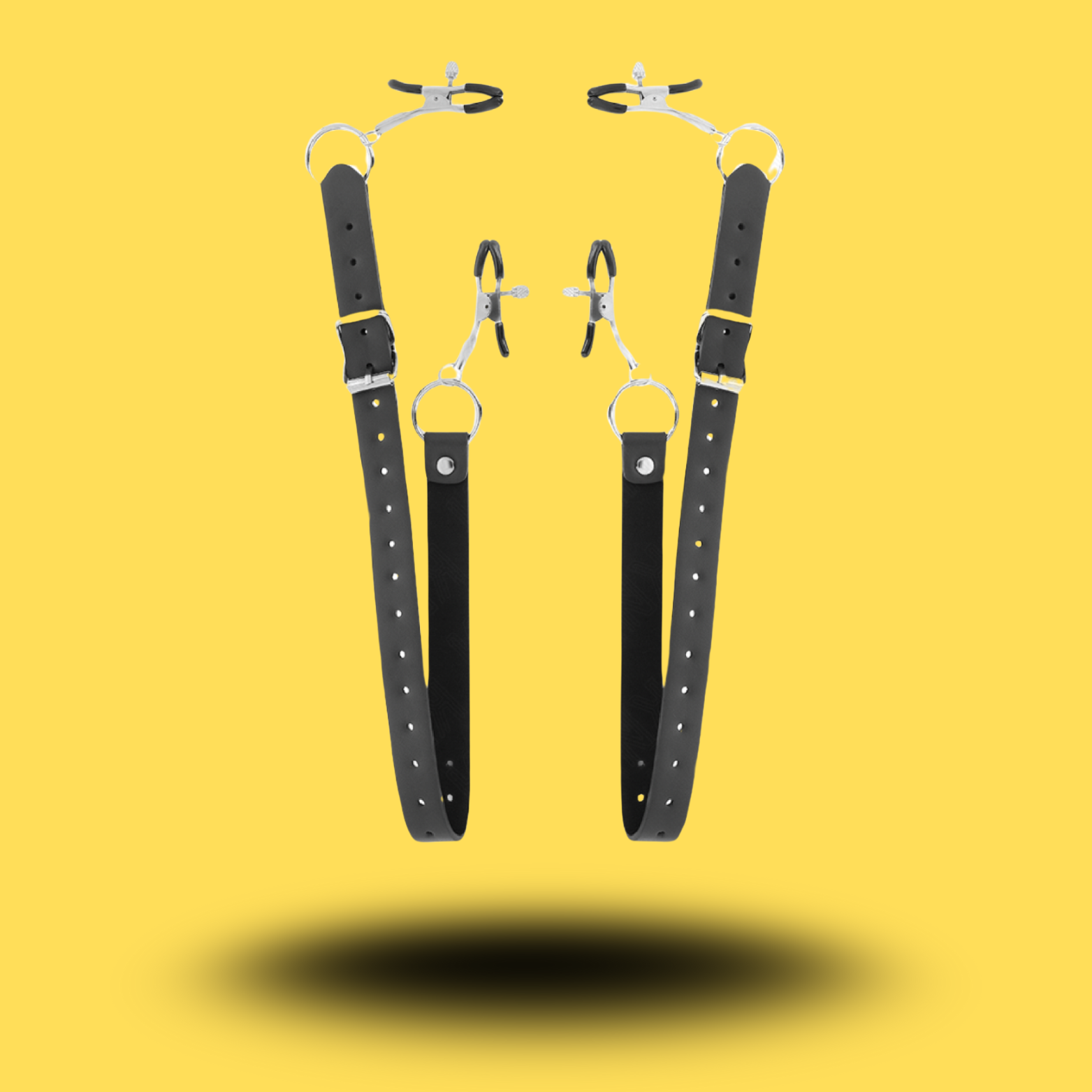 KINK - 4 PINCES À CLITORIS RÉGLABLES 34-48 CM