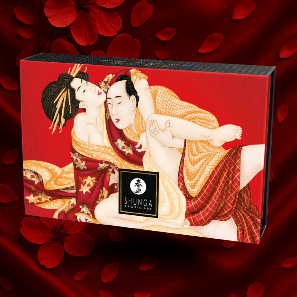 SHUNGA - KIT DE POUDRE DE MASSAGE COMESTIBLE À LA FRAISE