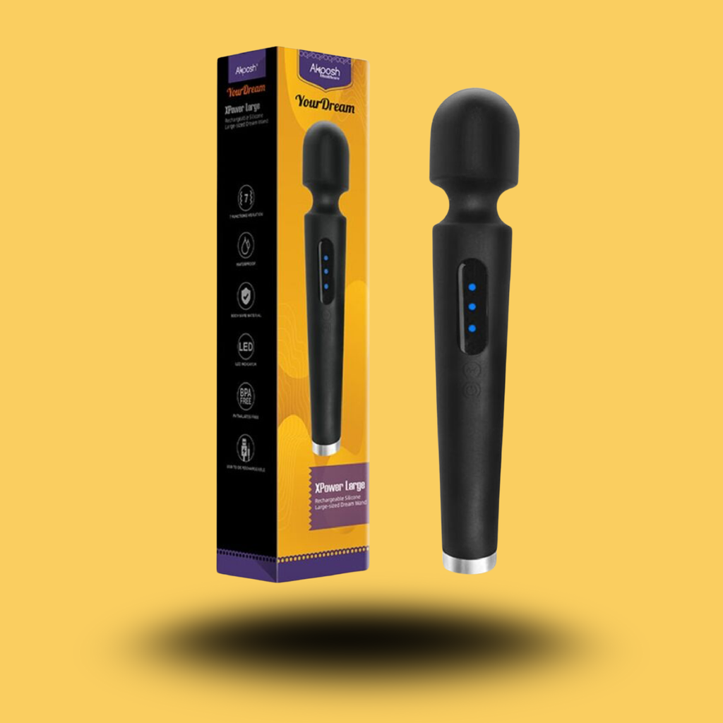 ARMONY - X POWER GRAND MASSAGE & VIBRATEUR 7 VIBRATIONS NOIR