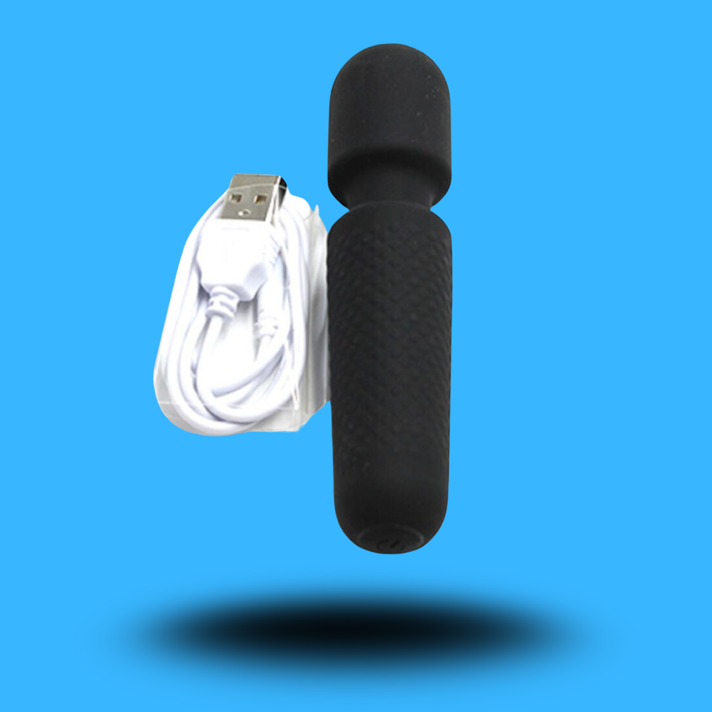 ARMONY - YOUR MAGIC MASSEUR & VIBRATEUR RECHARGEABLE 10 VIBRATIONS BAGUETTE DOTS NOIR