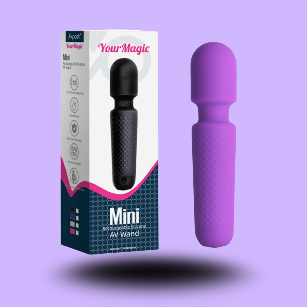 ARMONY - YOUR MAGIC MASSEUR & VIBRATEUR RECHARGEABLE 10 VIBRATIONS BAGUETTE DOTS VIOLET