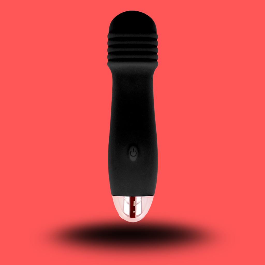 DOLCE VITA - VIBRATEUR RECHARGEABLE TROIS NOIR 7 VITESSES