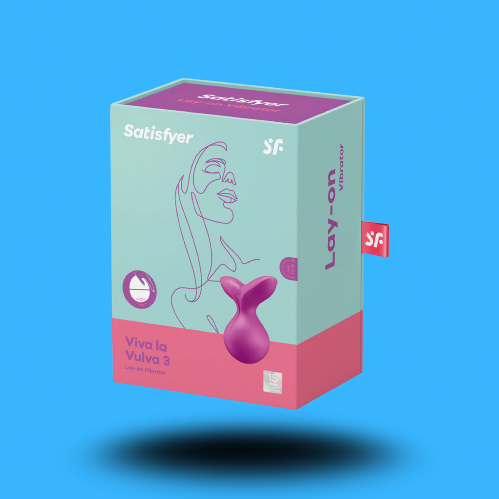 SATISFYER - VIBRATEUR  POSER VIVA LA VULVA 3 VIOLET