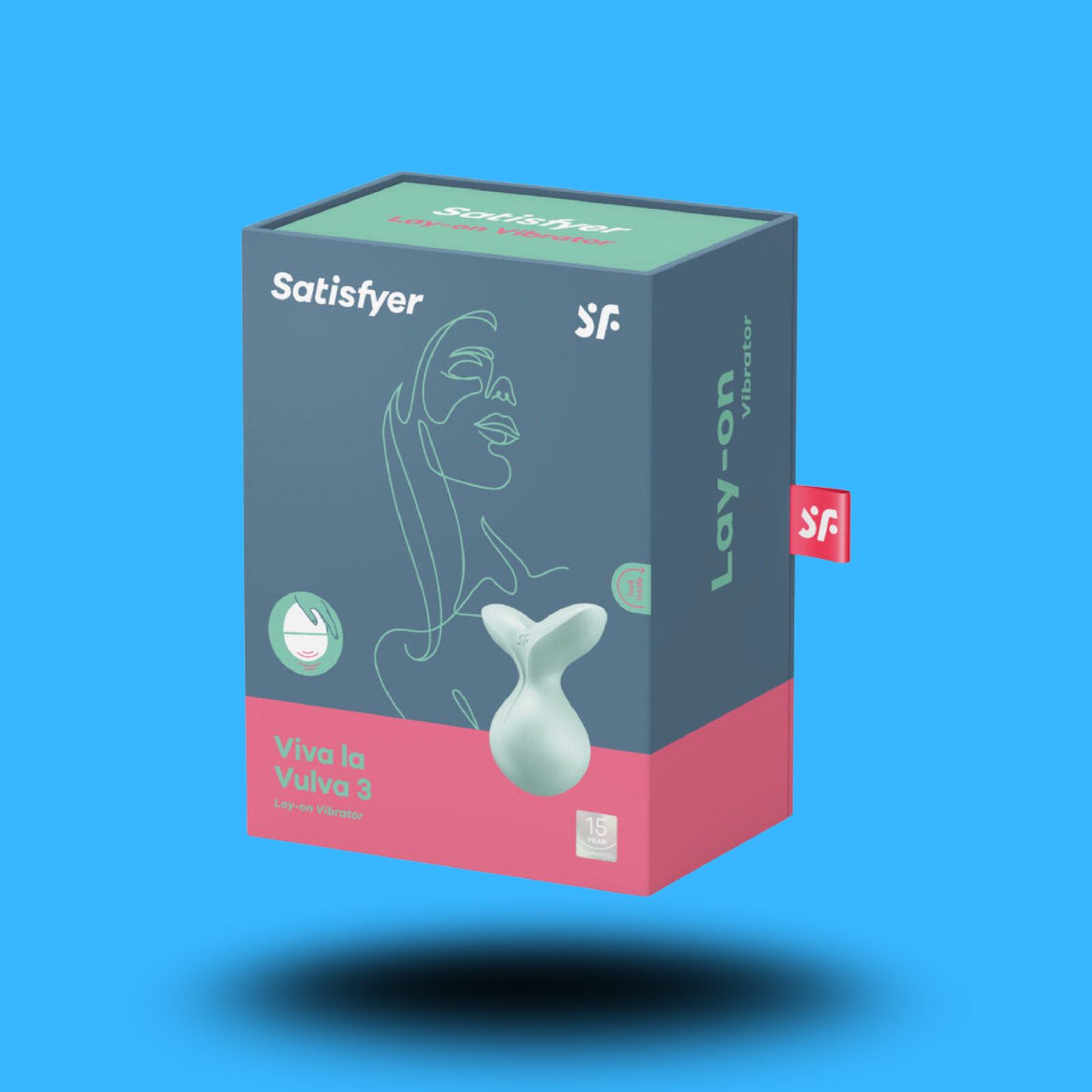 SATISFYER - VIBRATEUR  POSER VIVA LA VULVA 3 VIOLET