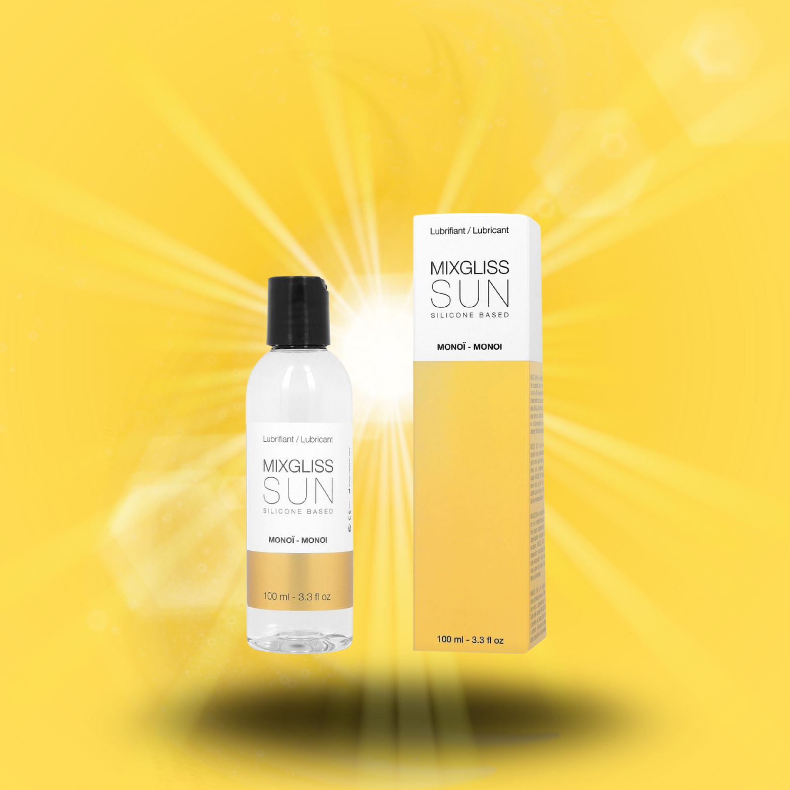 MIXGLISS - LUBRIFIANT À BASE DE SILICONE AROMA MONOI 100ML