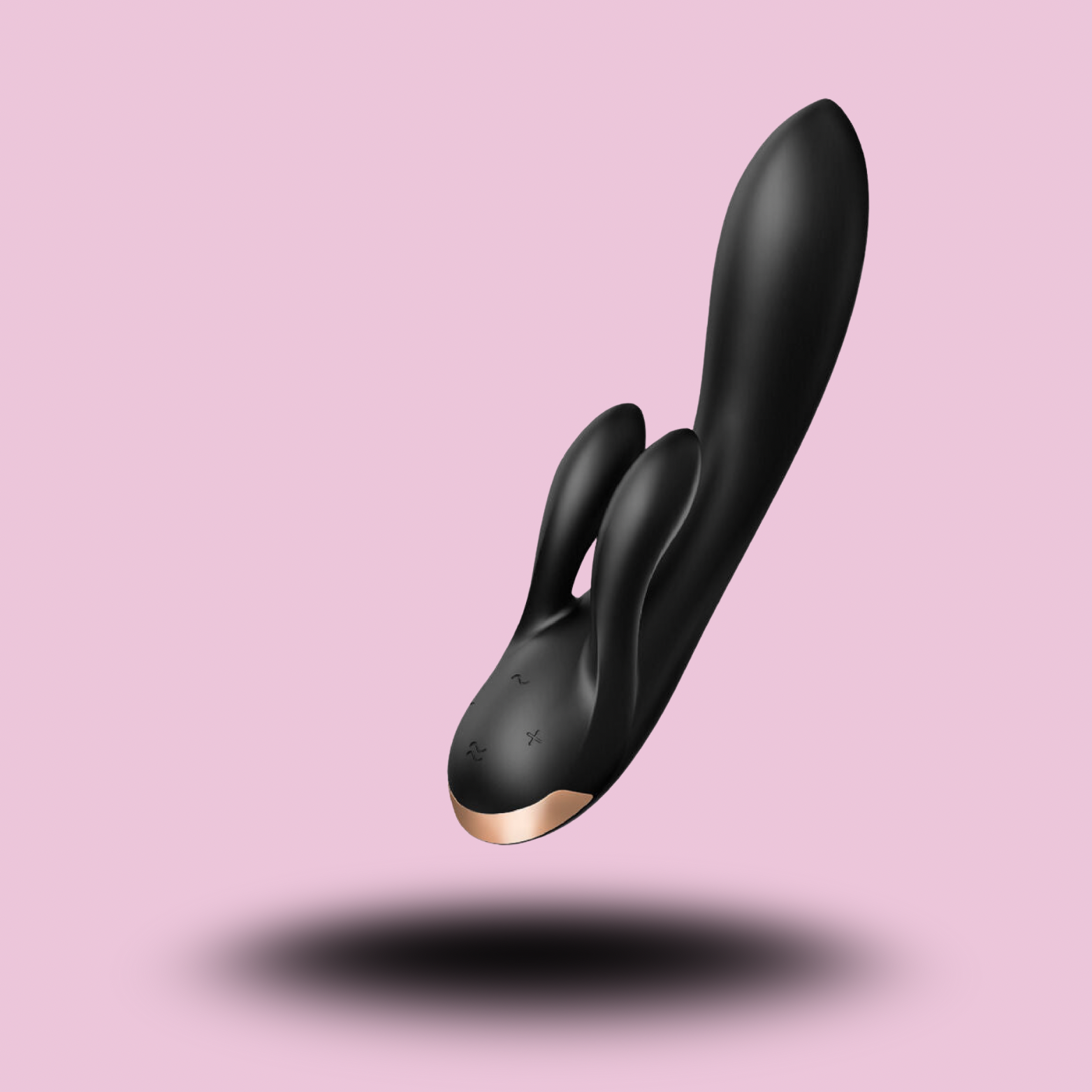 SATISFYER - APPLICATION VIBRATEUR DOUBLE FLEX BLANC
