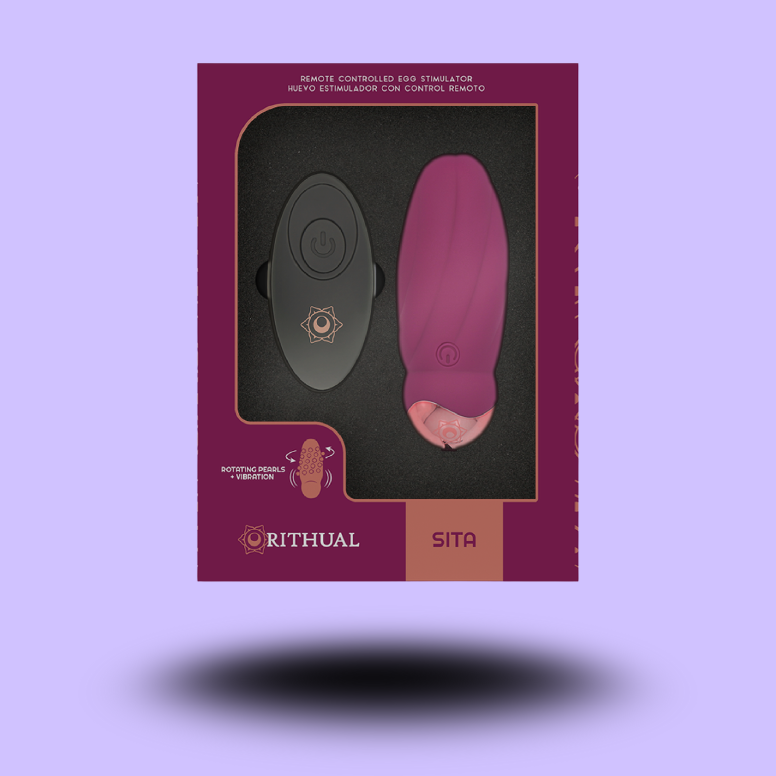 RITHUAL - SITA EGG TÉLÉCOMMANDE ROTATION DES BILLES + VIBRATION