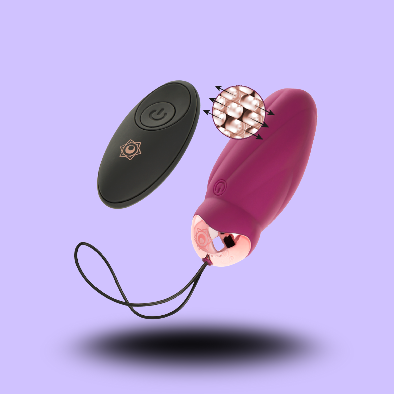RITHUAL - SITA EGG TÉLÉCOMMANDE ROTATION DES BILLES + VIBRATION
