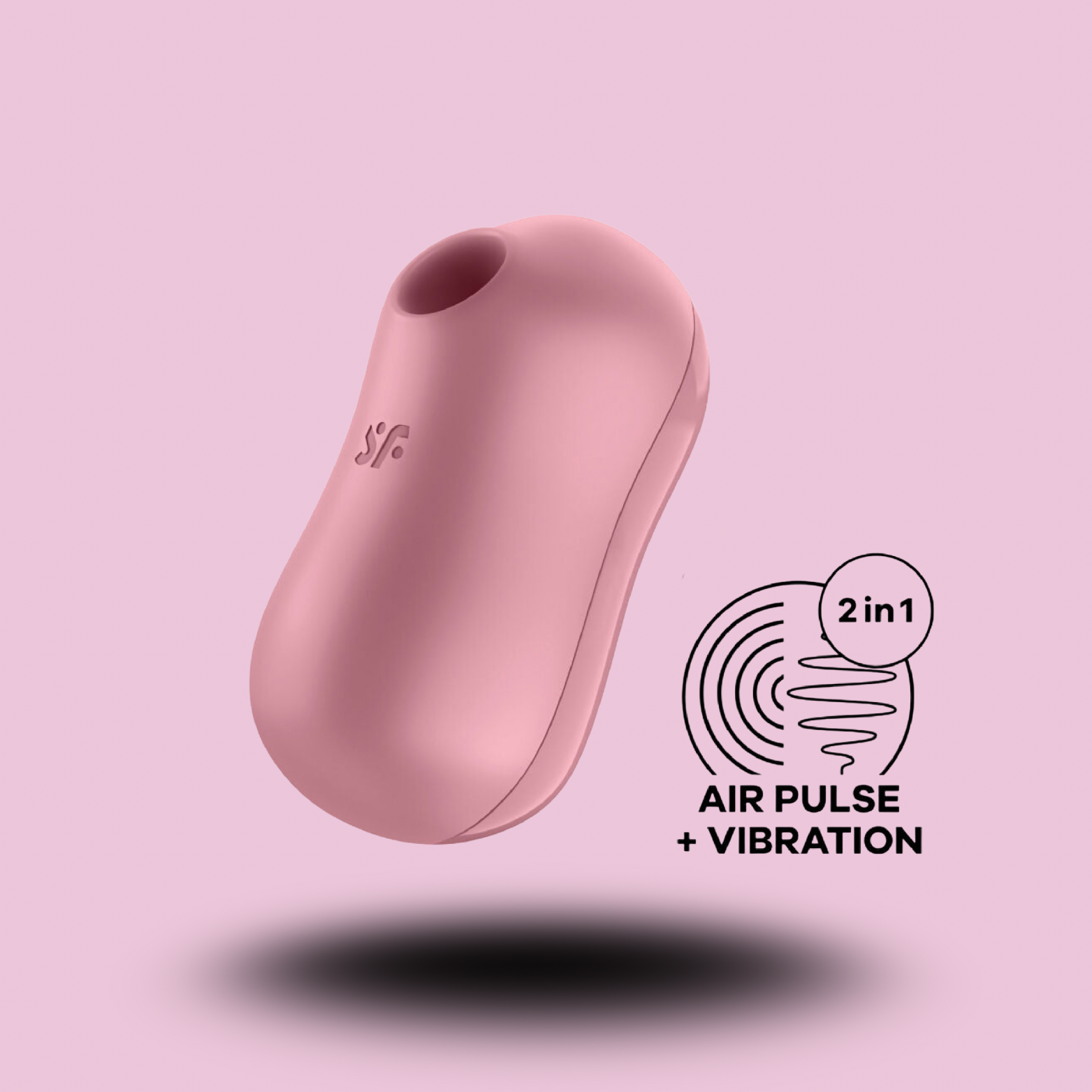SATISFYER - STIMULATEUR ET VIBRATEUR D'IMPULSIONS D'AIR DE BARBE À COTON LILAS