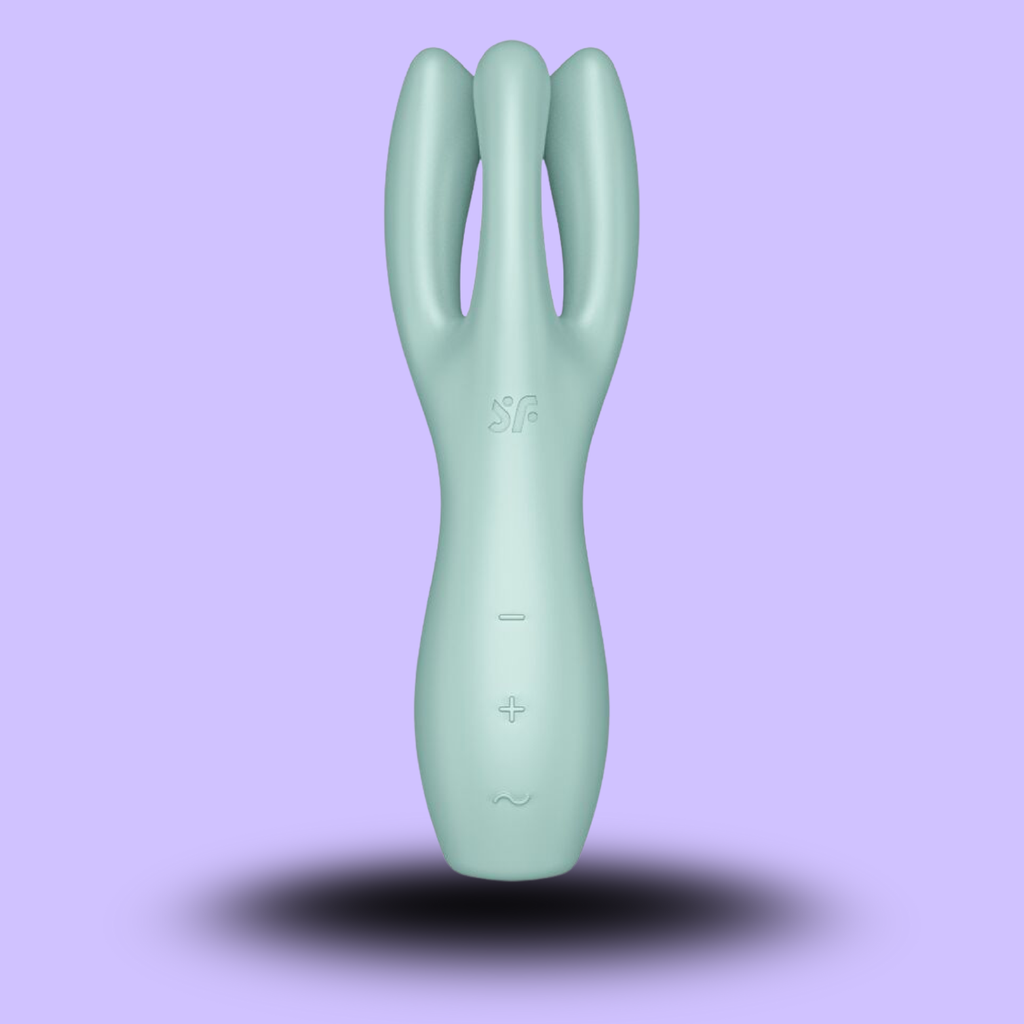 SATISFYER - VIBRATEUR THREESOME 3 ROSE