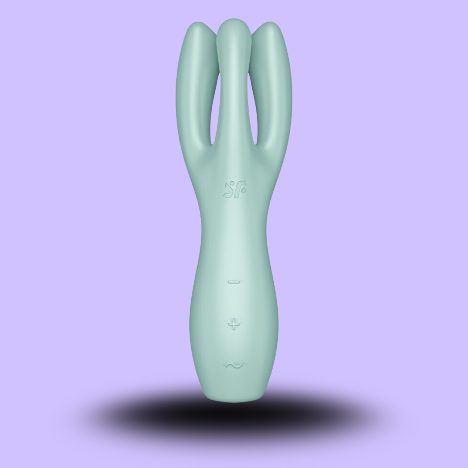 SATISFYER - VIBRATEUR THREESOME 3 ROSE