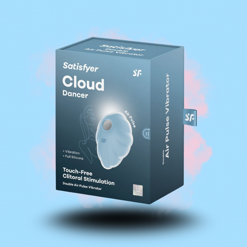 SATISFYER - VIBRATEUR CLOUD DANCER VERT AIR PULSE