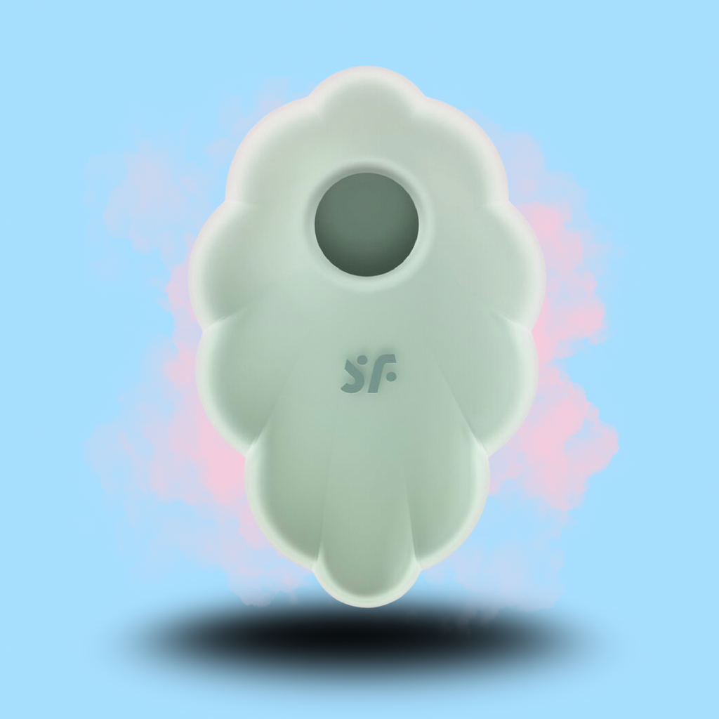 SATISFYER - VIBRATEUR CLOUD DANCER VERT AIR PULSE
