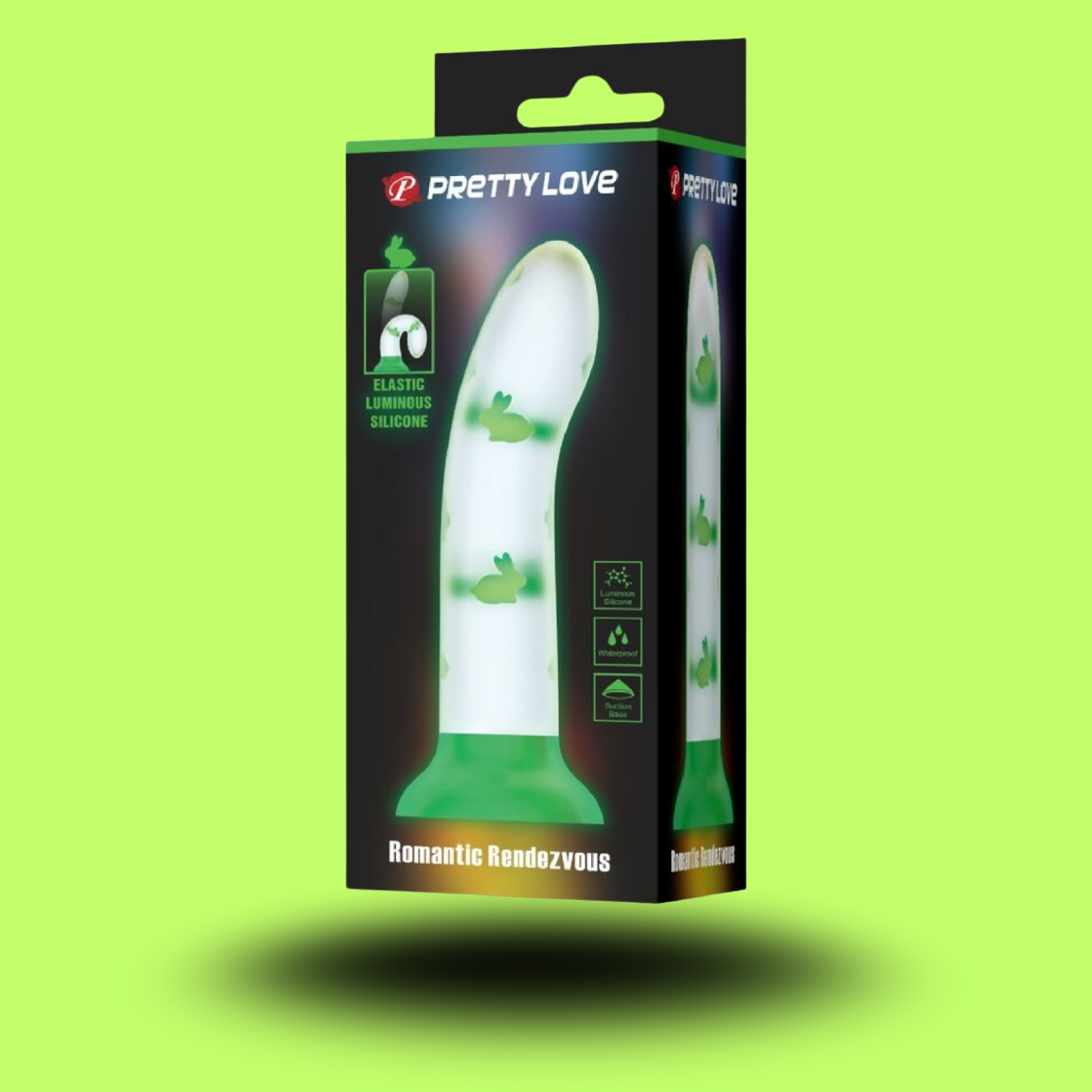 PRETTY LOVE - GODE MAGIQUE NIGHTFALL SANS VIBRATION VERT LUMINEUX