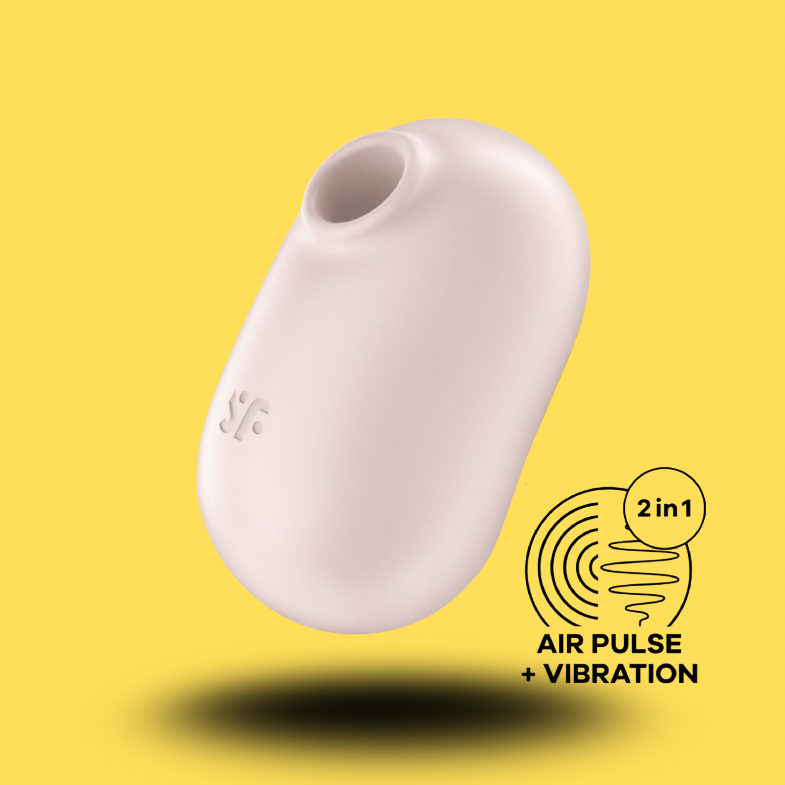 SATISFYER - STIMULATEUR ET VIBRATEUR DOUBLE AIR PULSE PRO TO GO 2 VIOLET