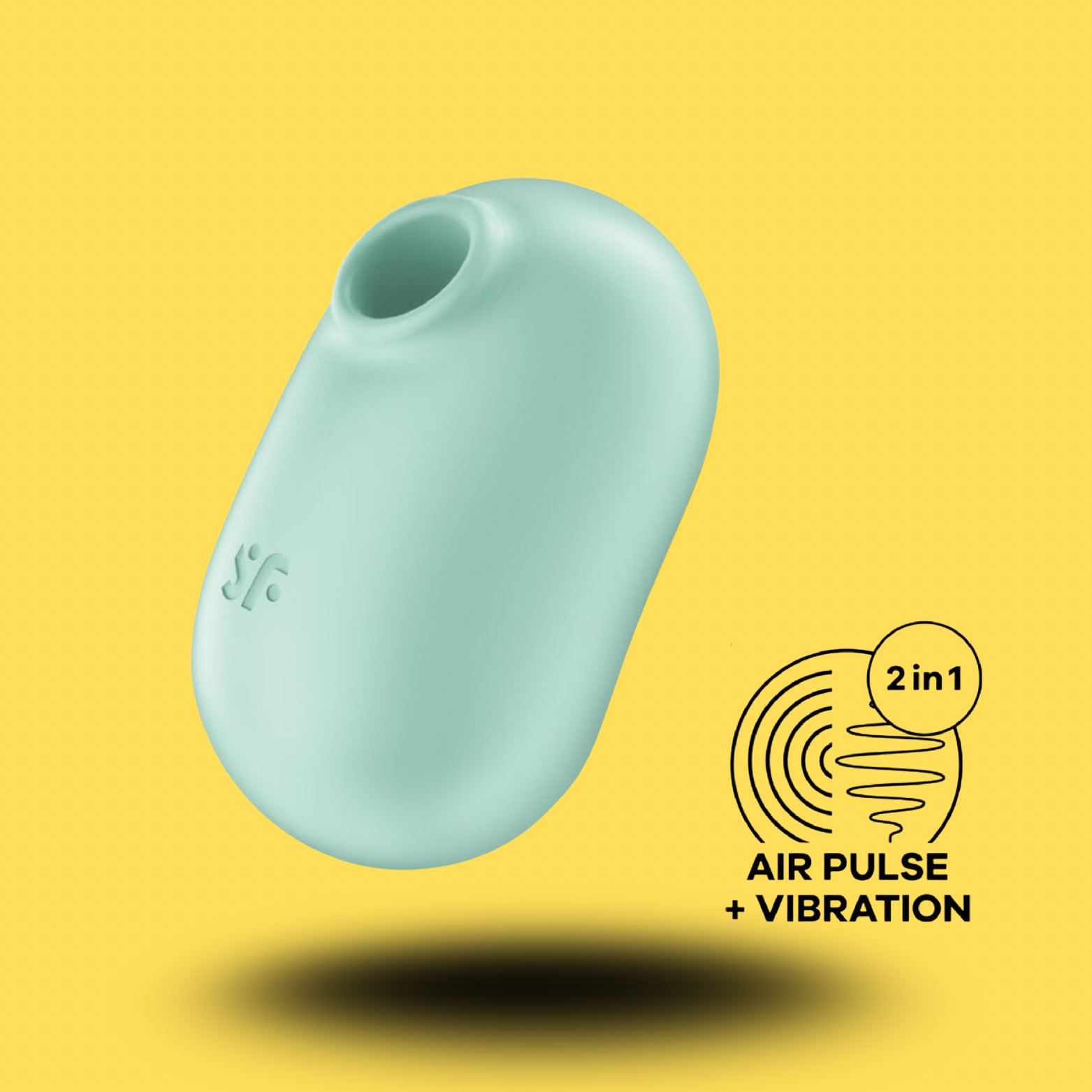 SATISFYER - STIMULATEUR ET VIBRATEUR DOUBLE AIR PULSE PRO TO GO 2 VIOLET