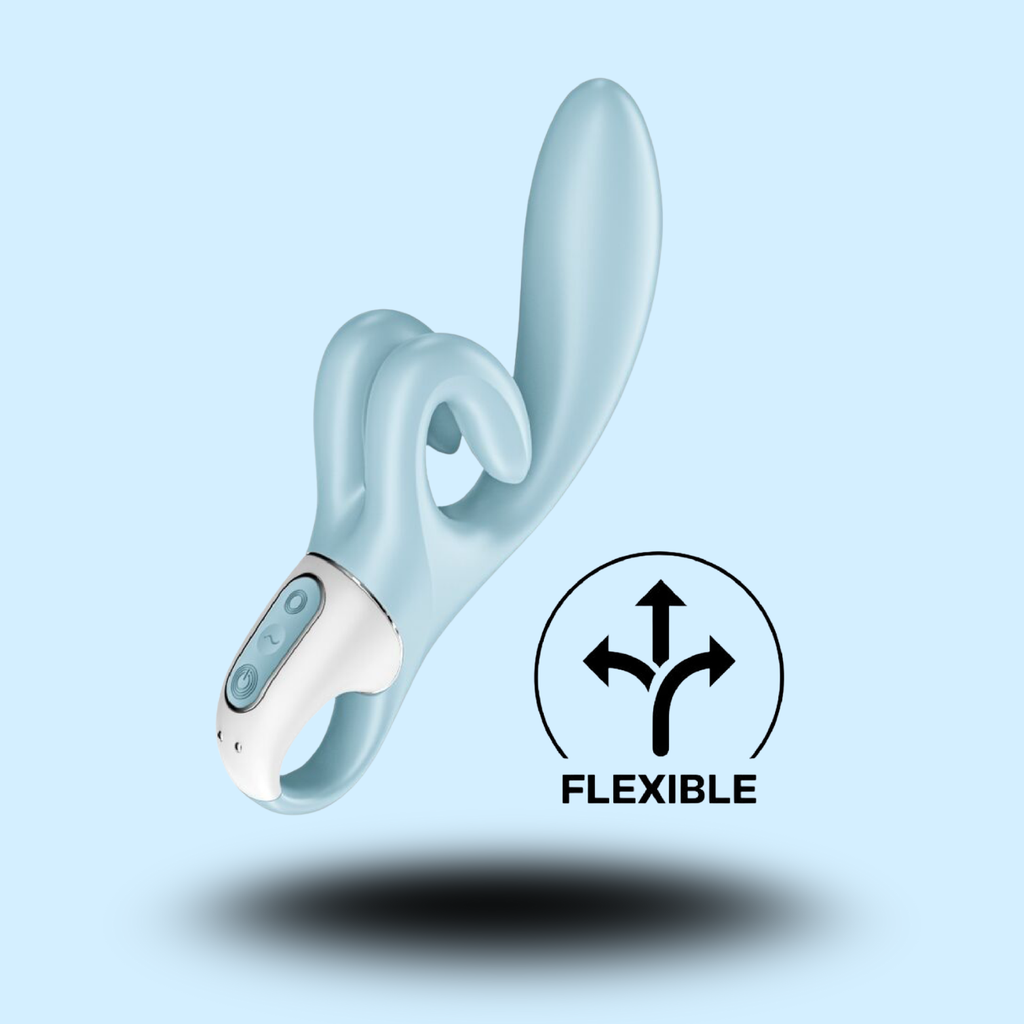 SATISFYER - VIBRATION DE LAPIN TOUCH ME BLEU