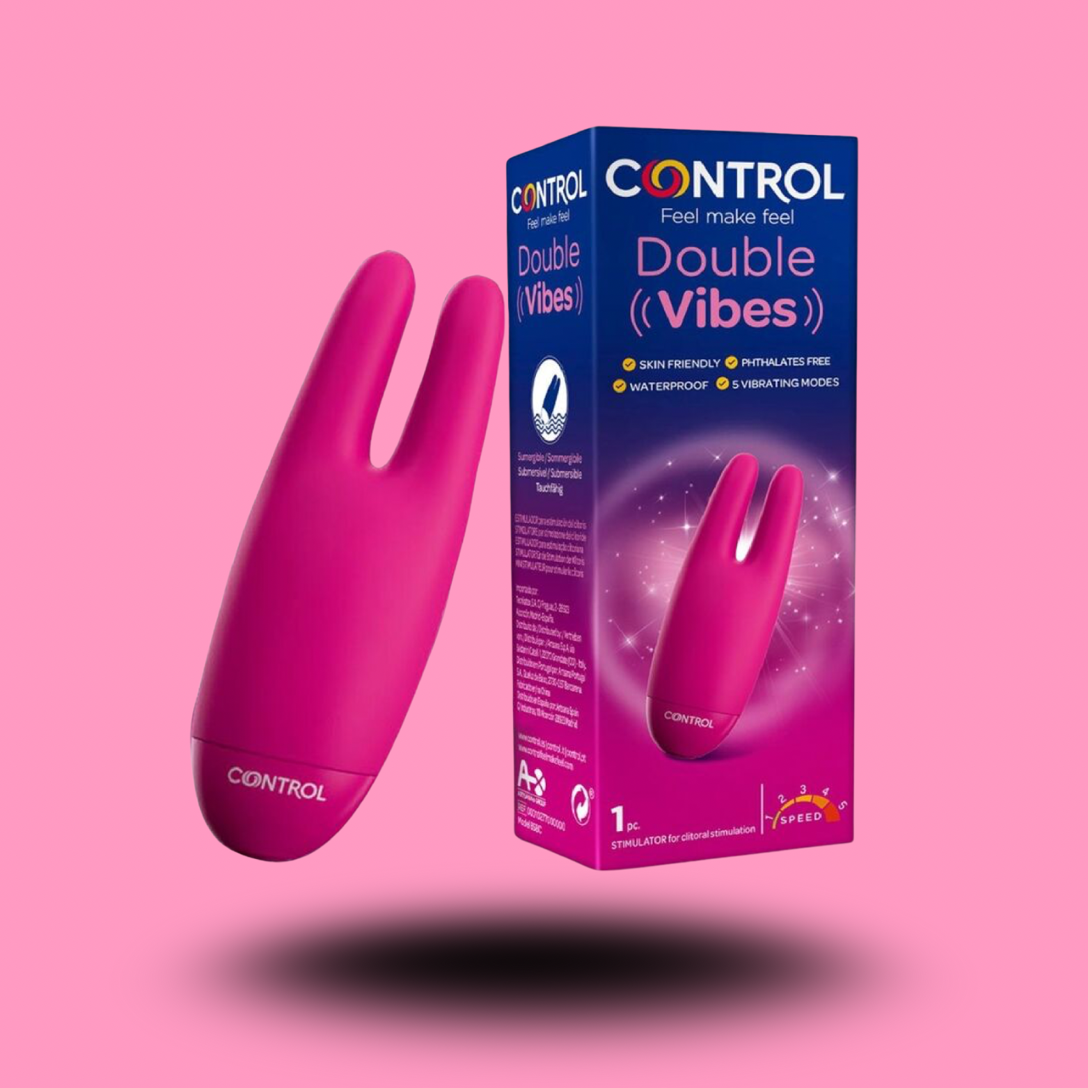 CONTROL - STIMULATEUR DOUBLE VIBES