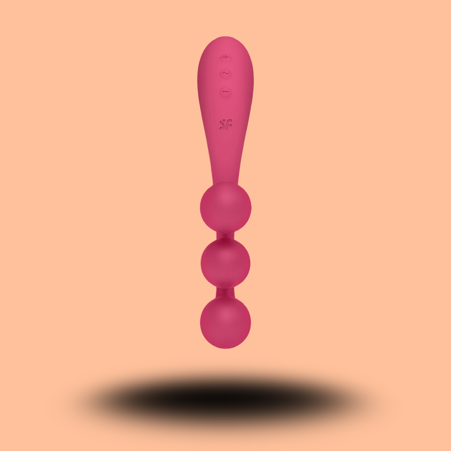 SATISFYER - VIBRATEUR MULTI TRI BALL 1 ROUGE