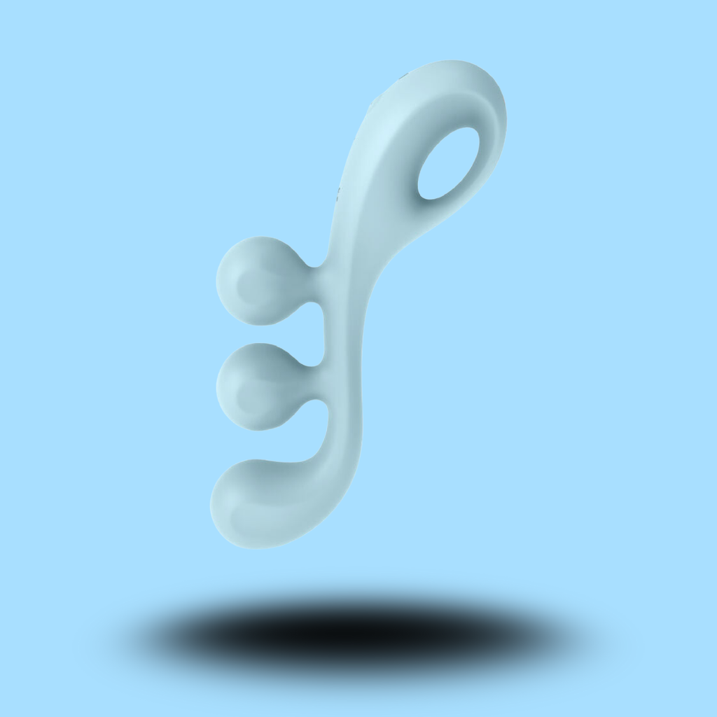 SATISFYER - VIBRATEUR MULTI TRI BALL 2 BLEU